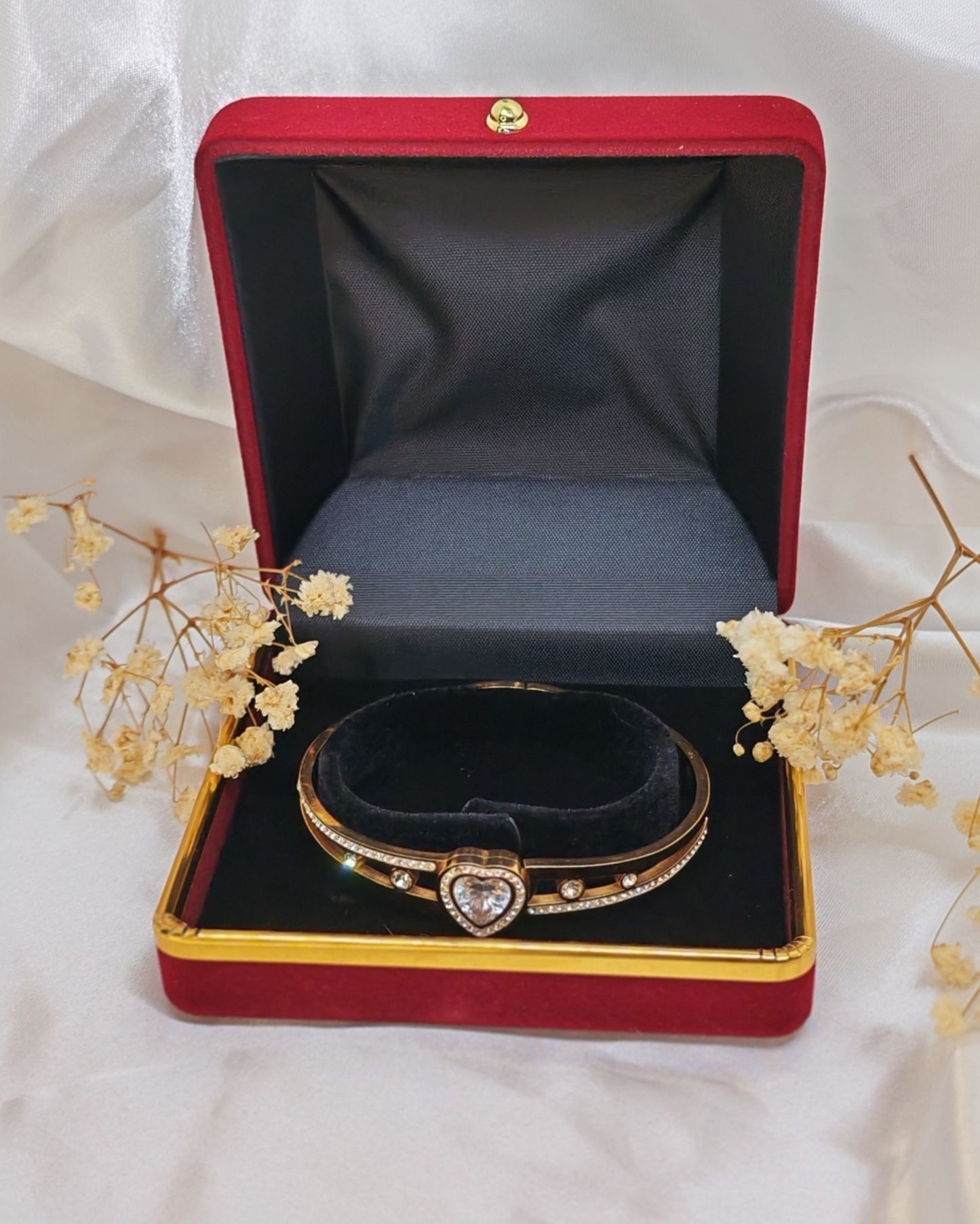 Écrin velours royal pour Jonc (vide)