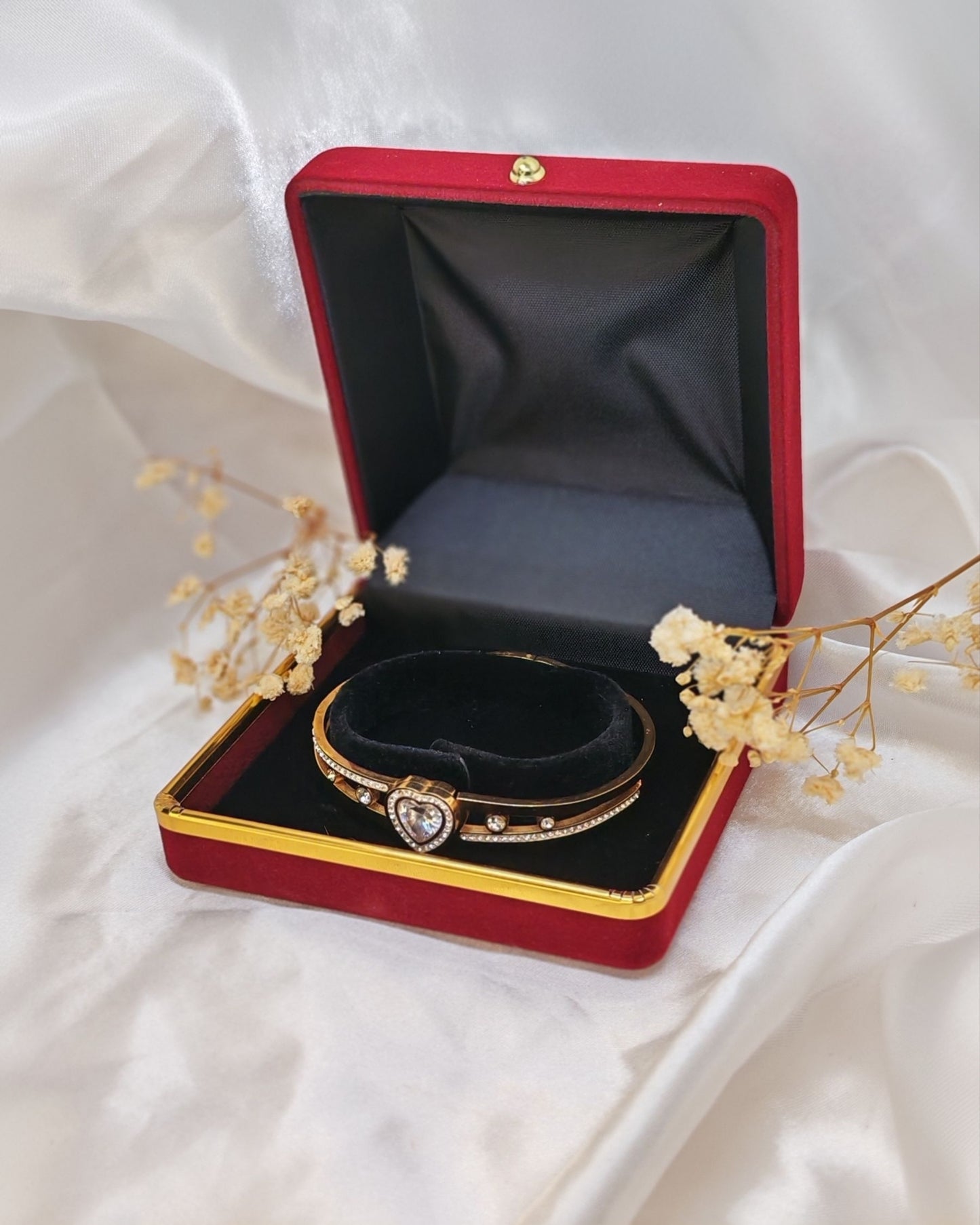 Écrin velours royal pour Jonc (vide)